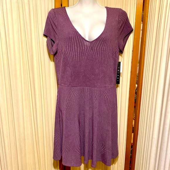 3/$15 Trixxi NWT purple dress - Picture 1 of 4